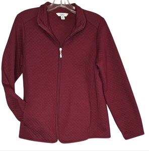 Croft & Barrow zip up light weight jacket size PM